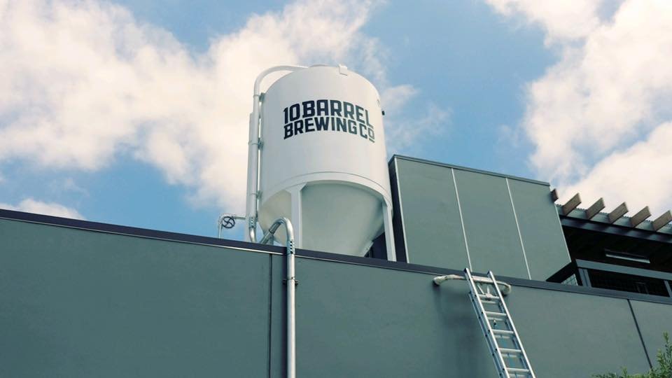 Commercial brewery facade painting — Lunar Painting Orange County