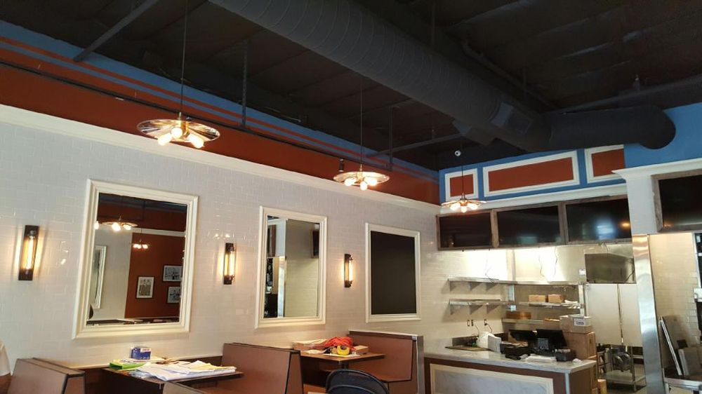 Restaurant interior commercial painting — Lunar Painting Orange County